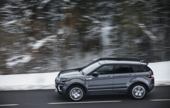 Picture SUV, Land Rover, Range Rover, car, side view, in motion, Evoque, Autobiography