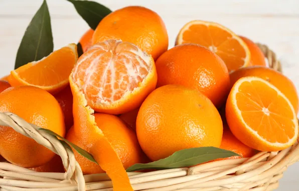 Picture basket, oranges, fruit, citrus, fruit, peel, citrus, oranges