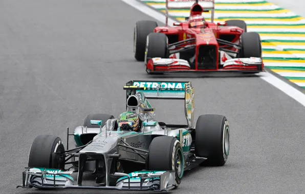 Picture race, formula 1, Ferrari, Motorsport, Mercedes AMG Petronas