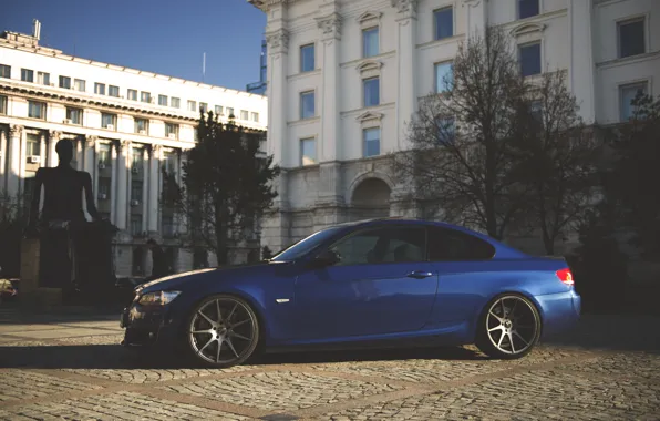 Picture BMW, Tuning, Blue, BMW, Drives, E92, Deep Concave