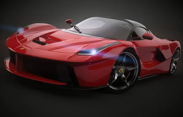 Picture Ferrari, Red, 2014, LaFerrari