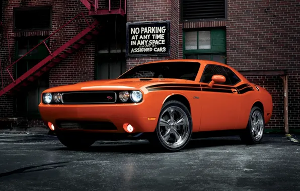 Picture Dodge, Dodge, Challenger, Classic, the front, Muscle car, Muscle car, R/T, Chelenzher