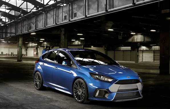 Picture photo, Ford, Blue, Car, 2015, Metallic, Focus RS