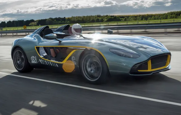 Picture car, Aston Martin, road, speed, CC100, Speedster Concept