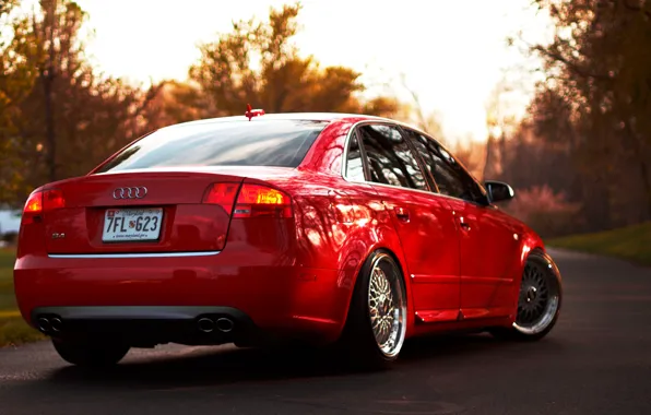 Picture Audi, audi, red, red, bbs