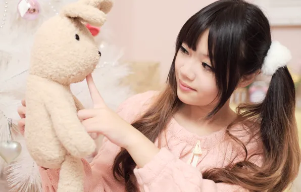 Picture face, mood, hair, doll, Asian