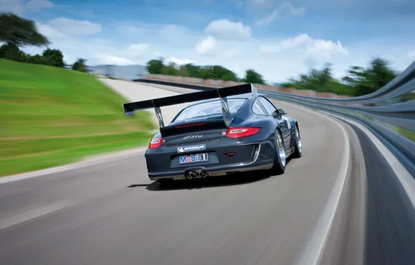 Picture speed, track, Porsche, PORSCHE 911 gt3