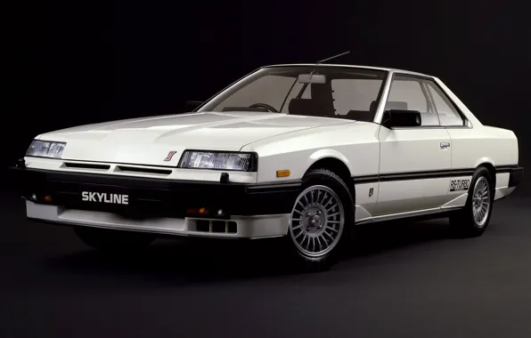 Picture Machine, White, Nissan, Japan, Nissan, Car, Car, Skyline, Old, Japanese, 2000 Turbo, 1983–85, RS-X