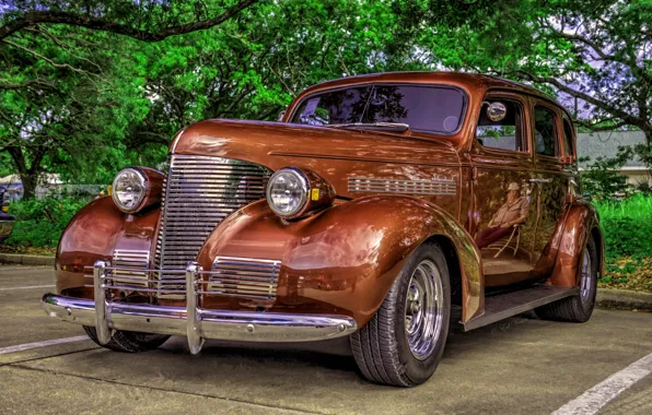 Picture hdr, style, retro, oldtimer, CIRCA 1930'S-CHEVY