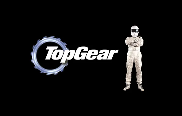 Picture background, the inscription, Top Gear, gear, racer, The Stig, The Stig, the best TV show, …
