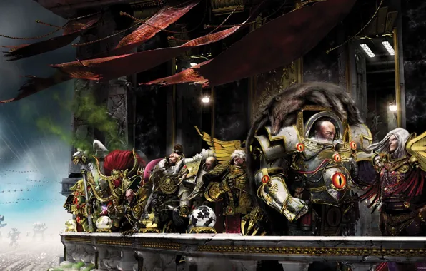 Picture Neil Roberts, Warhammer 40 000, Jaghatai Khan, Angron, Magnus the Red, warhammer 40K, Horus, Fulgrim, …