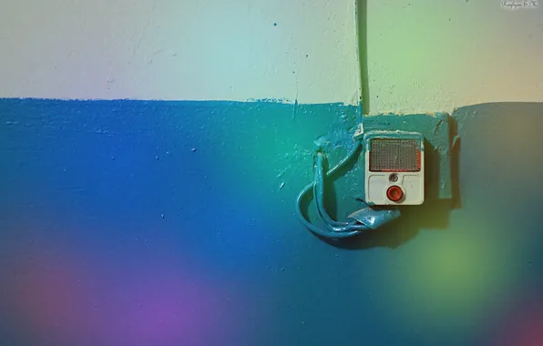Picture color, wall, rainbow, call, signal