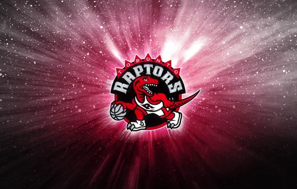 Picture Red, The ball, Sport, Basketball, Dinosaur, Logo, NBA, Toronto Raptors