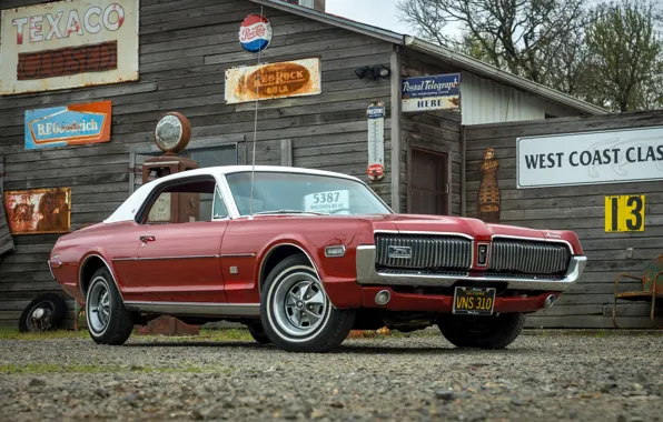 Picture Cougar, the front, 1968, Mercury, XR-7