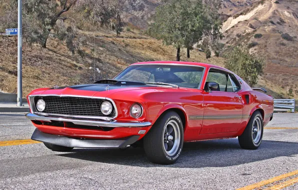 Wallpaper Mustang, Ford, 1969, Classic, Muscle Car images for desktop ...