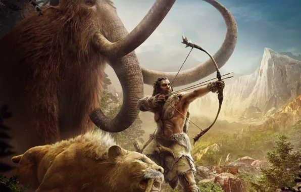 Picture animals, animals, male, Far Cry Primal, UbiSoft