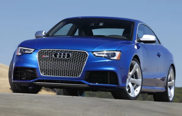 Picture audi, blue, coupe, rs5