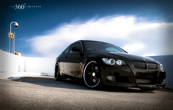 Picture the sky, clouds, Wallpaper, 360 forged, BMW 335i, Beha coupe