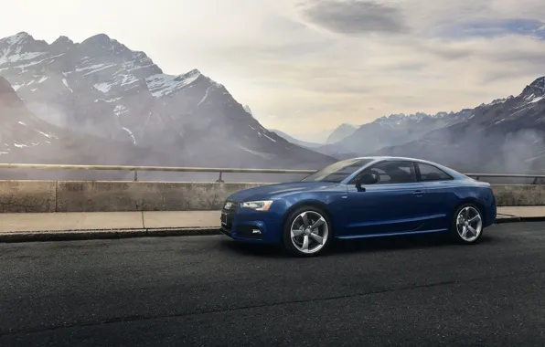 Picture Audi, Car, Sky, Blue, Landscape, Mountains, Sport, Travel, Automotive
