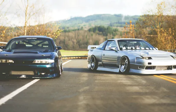 Picture Nissan, jdm, silvia, s14, together, 180sx, zenki
