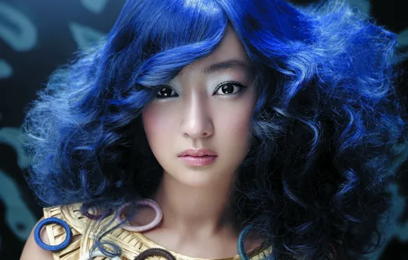 Asian Blue Hair Webcam Model - wide 6