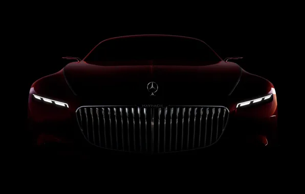 Picture car, wallpaper, Mercedes, red, black, Maybach, beauty, comfort, luxury, automobiles, vehicle, official wallpaper, desing, bold …
