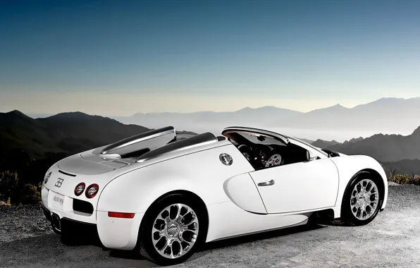Picture white, Bugatti, Bugatti, Veyron