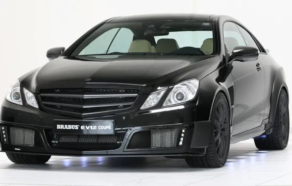 Picture black, mercedes, Mercedes, brabus, coupe, v12