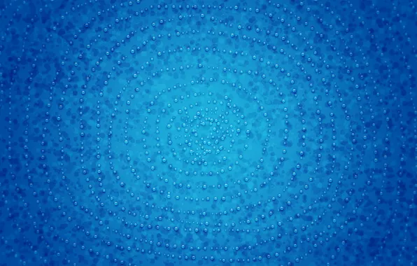 Picture drops, circles, blue