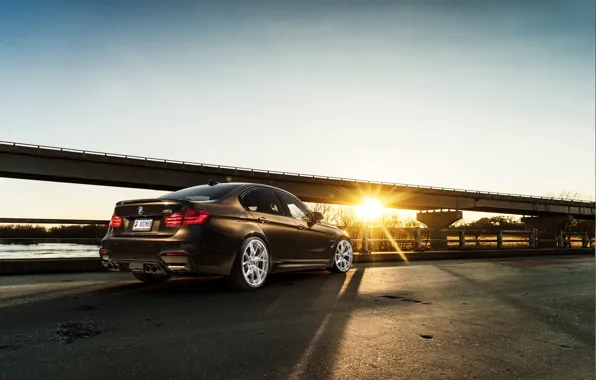 Picture BMW, Car, Sky, Sunset, Brown, Rear, F80