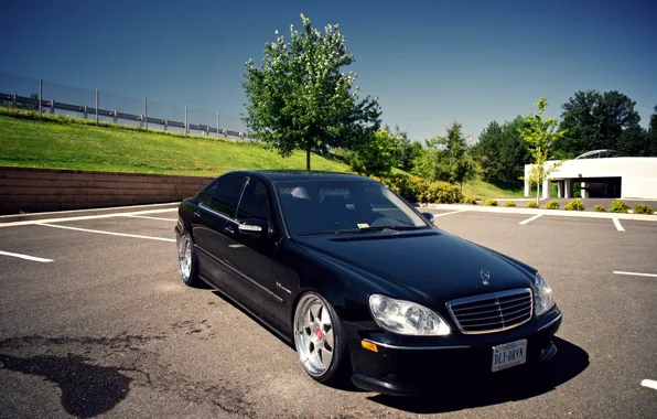 Picture tuning, Mercedes-Benz, Mercedes, AMG, tuning, stance, S55