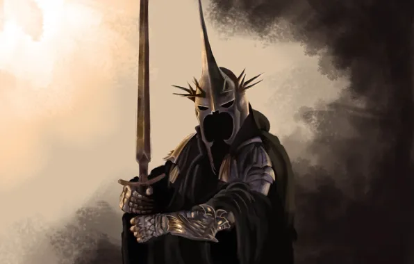 Picture The Lord Of The Rings, Art, Nazgul, The sorcerer king of Angmar