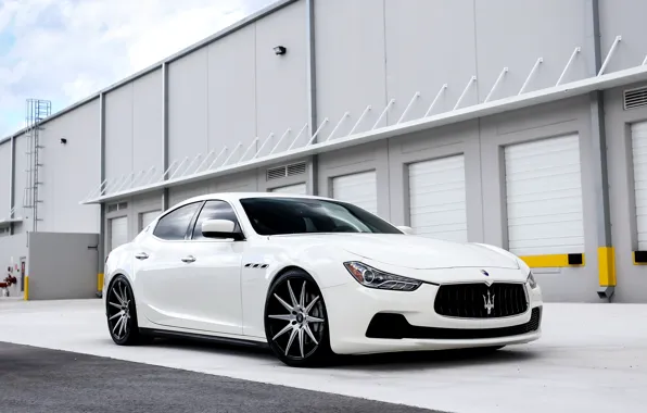 Picture Maserati, wheels, Luxury, Ghibli, on 20, lowered
