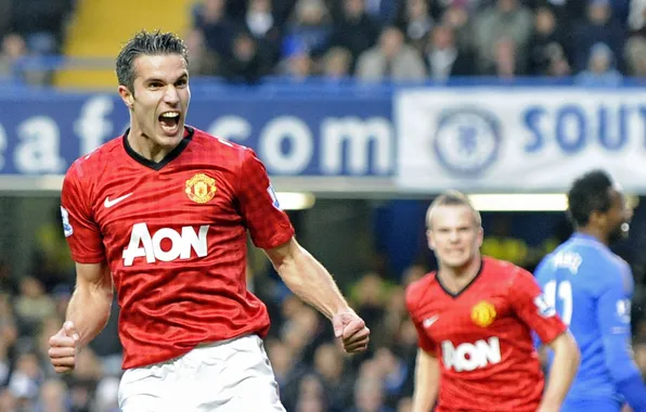 Picture Manchester United, old trafford, robin van persie, red devil
