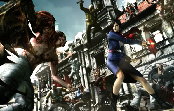 Picture house, weapons, monsters, mutants, Capcom, Resident Evil 6, Ada Wong, BIOHAZARD 6, Biological threat 6, …