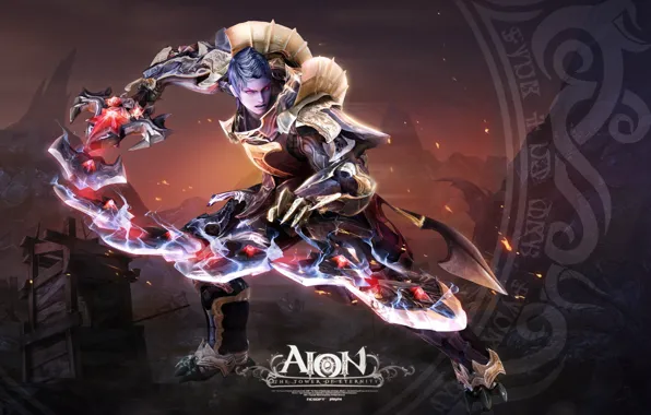 Picture sword, AION, Asmodians, the enchanted blade