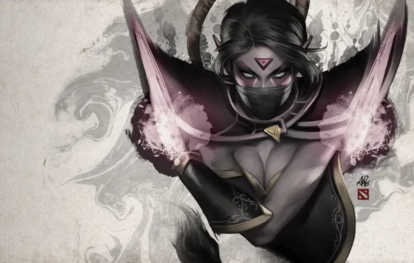 Picture girl, the game, beauty, Dota 2, templar assassin