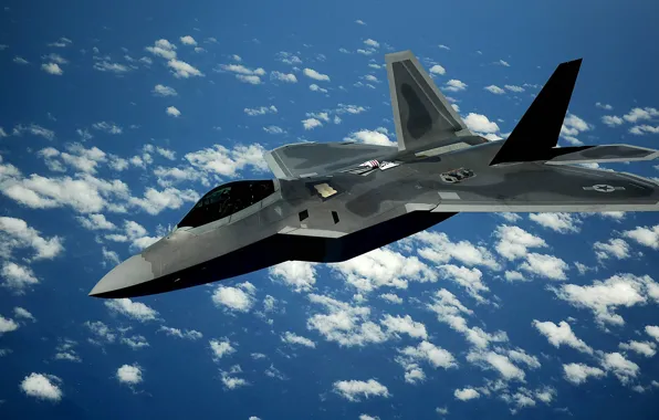 Picture F-22, Raptor, Lockheed/Boeing, multi-role fighter, fifth generation