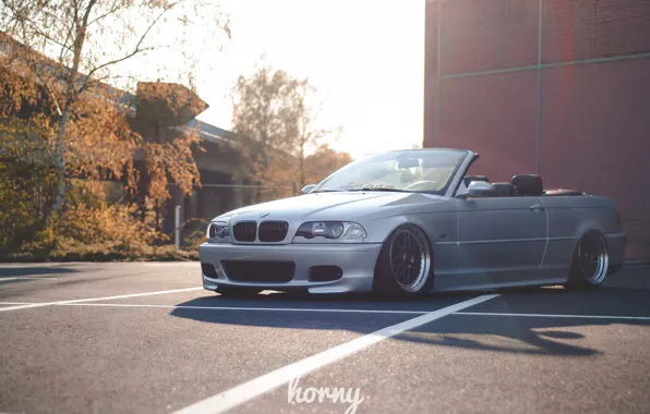 Picture tuning, bmw, BMW, wheels, tuning, power, cabrio, germany, low, stance, e46, dapper