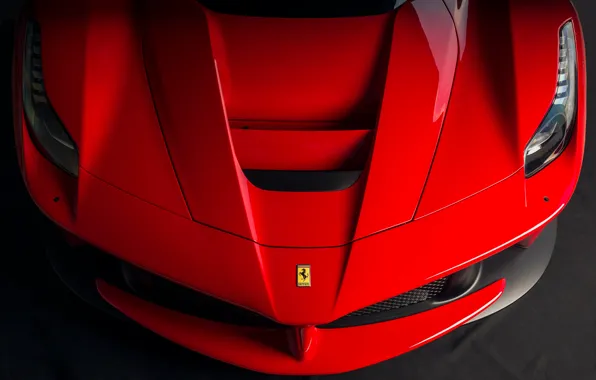Picture Ferrari, red, front, LaFerrari