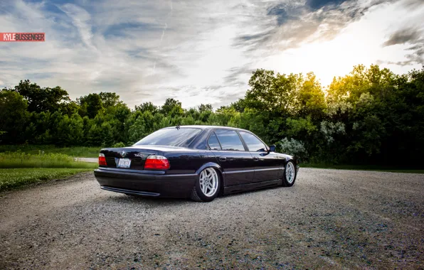 Picture BMW, Boomer, tuning, Stance, E38