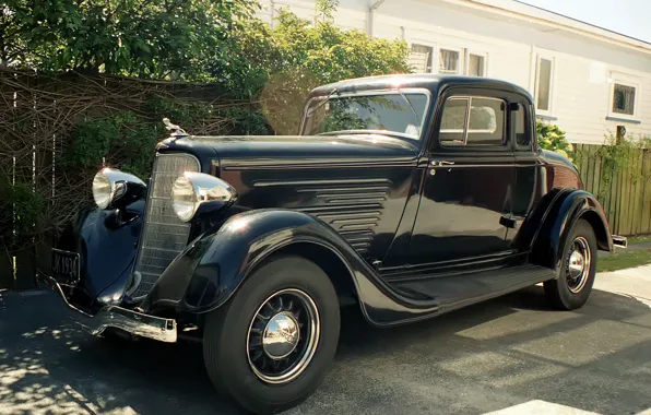 Picture retro, classic, 1934, Dodge Coupe