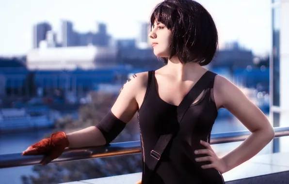 Picture girl, mirrors edge, cosplay