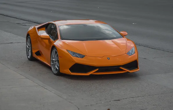 Picture Lamborghini, Orange, Huracan