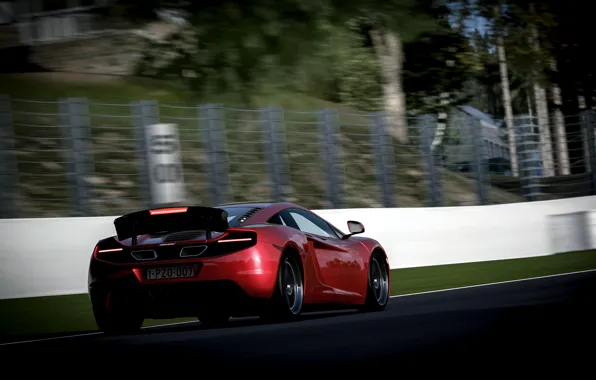 Picture McLaren, speed, blur