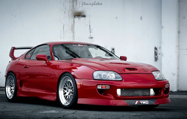 Picture Photo, Red, Tuning, Japan, Red, Car, Car, Wallpapers, Tuning, Photo, Toyota Supra, Supra, Wallpaper, TRD, …