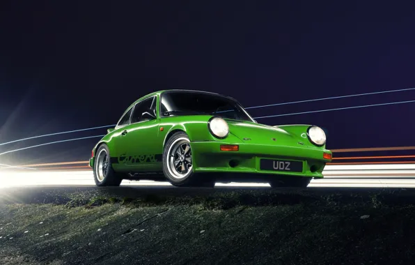 Picture 911, Porsche, Light, Car, Classic, Green, Carrera, Sports, Painting