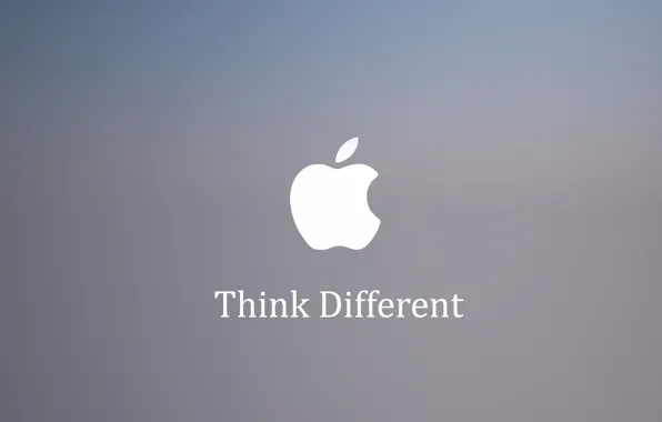 Picture Apple, Apple, Think Different, slogan.