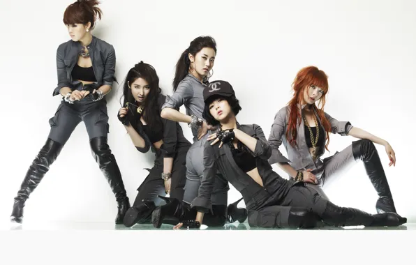 Picture music, girls, Asian girls, South Korea, k-pop, 4Minute, Kim Hyun, Kim Hyun