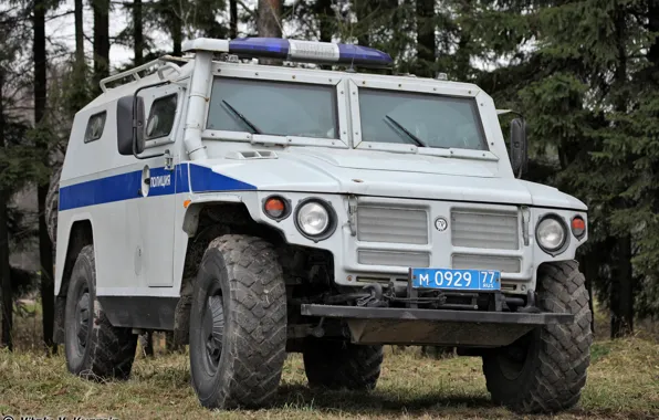 Picture Tiger, Police, armored car, SPM-2, GAZ-233036